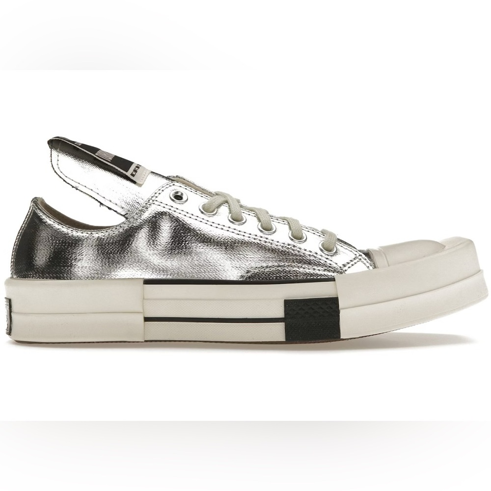 Rick Owens x Converse turbodrk silver lows - Picture 2 of 5